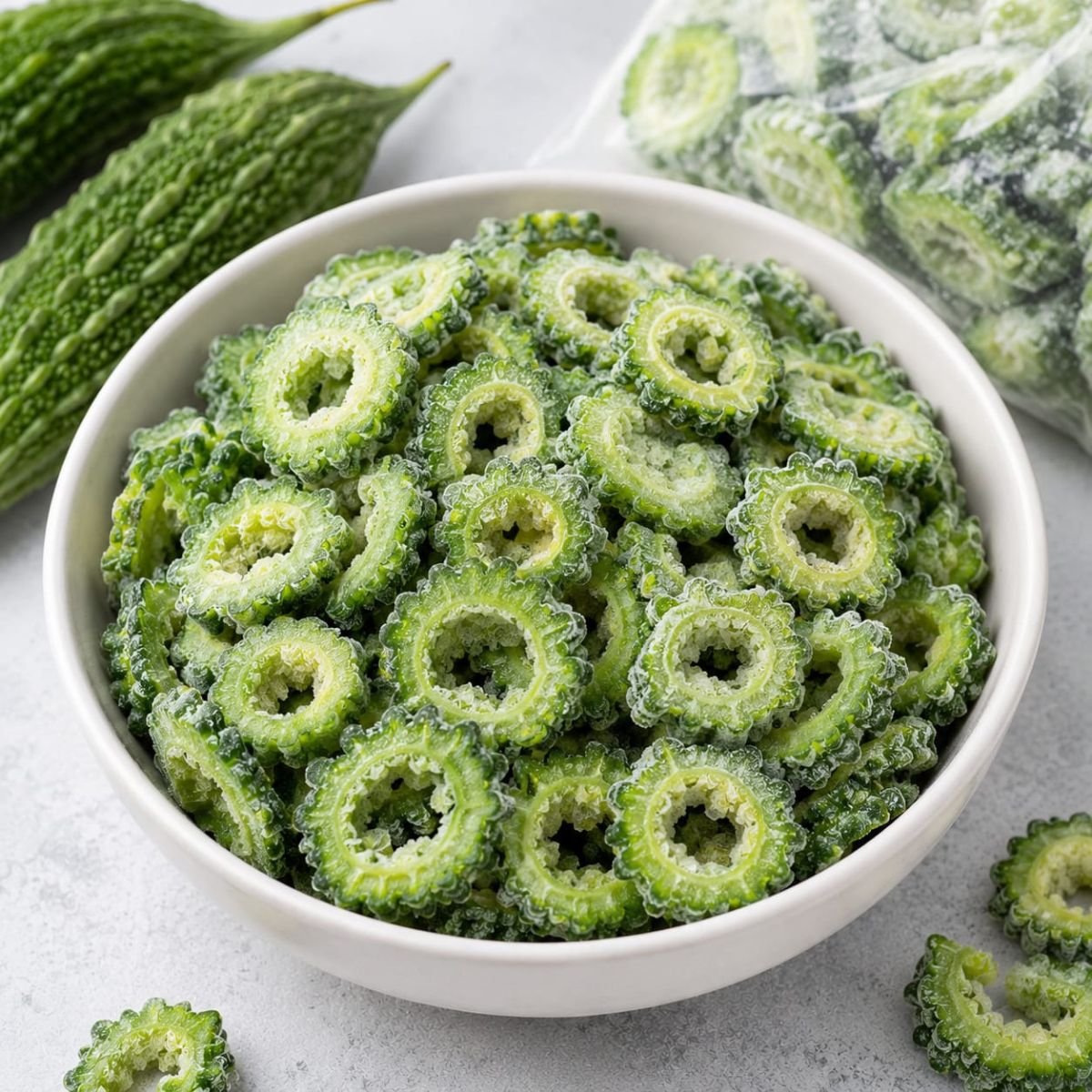 Frozen Bitter gourds (karela)